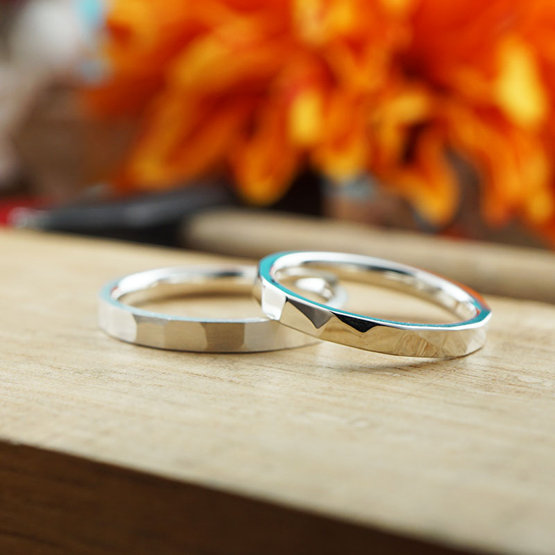 手作りシルバーペアリング – ふたりで手作りする結婚指輪【Zuii