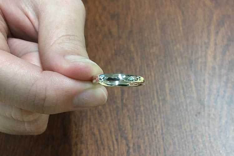 シルバーリングの手作り体験 ふたりで手作りする結婚指輪 Zuii ズイ 札幌